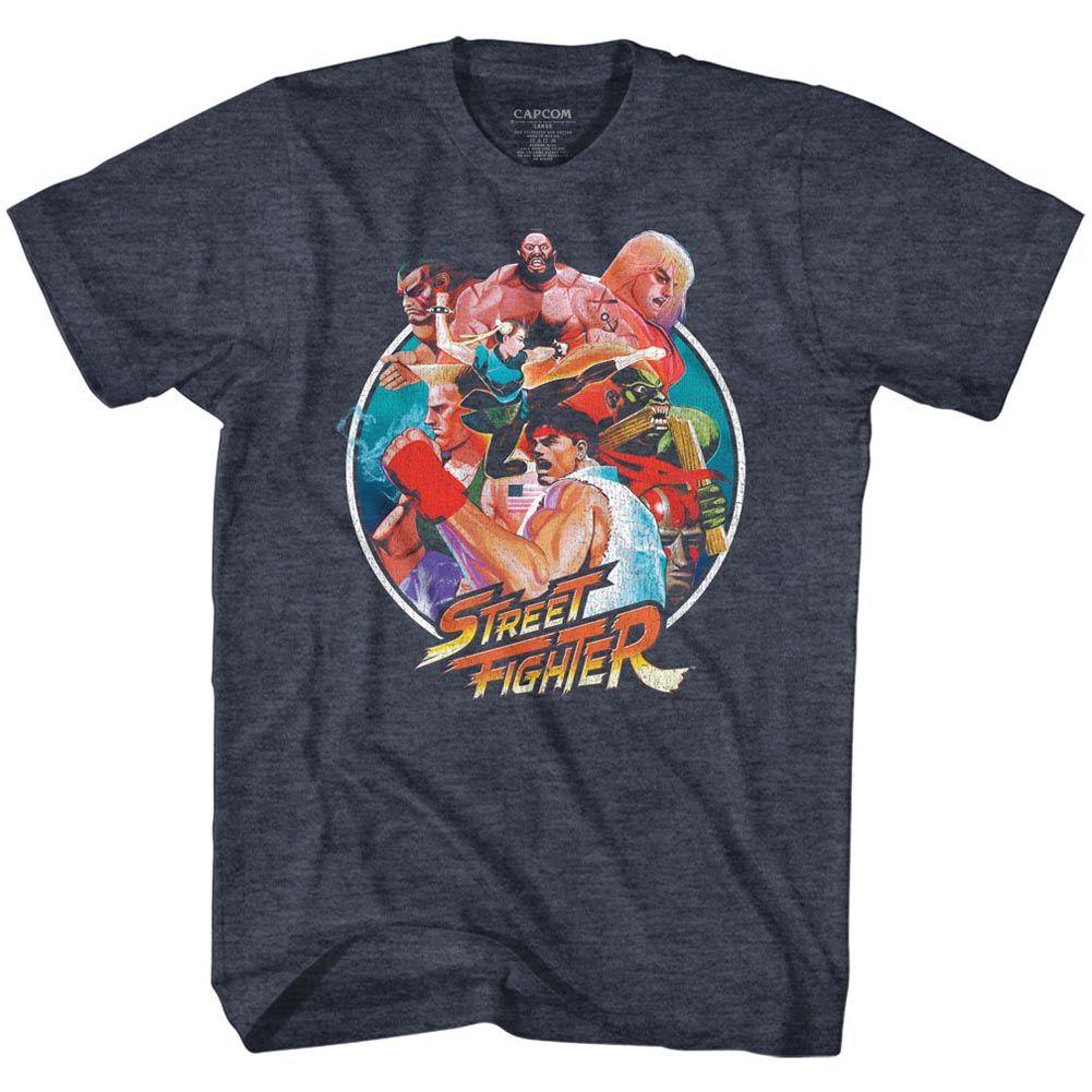 Street Fighter Group Circle T-Shirt Hoodie, Sweatshirt | CiraTrend.com