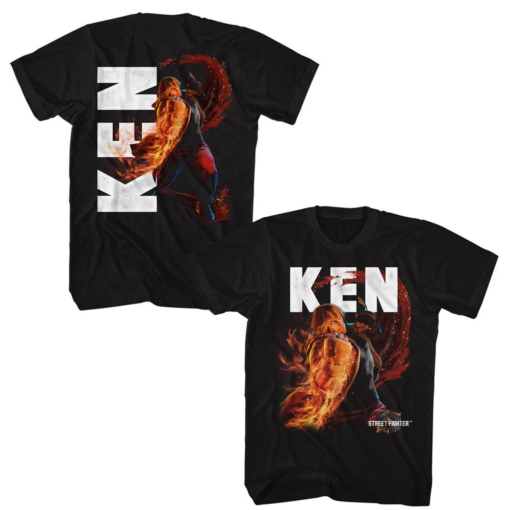 Street Fighter - Ken Character T-Shirt Hoodie, Sweatshirt | CiraTrend.com