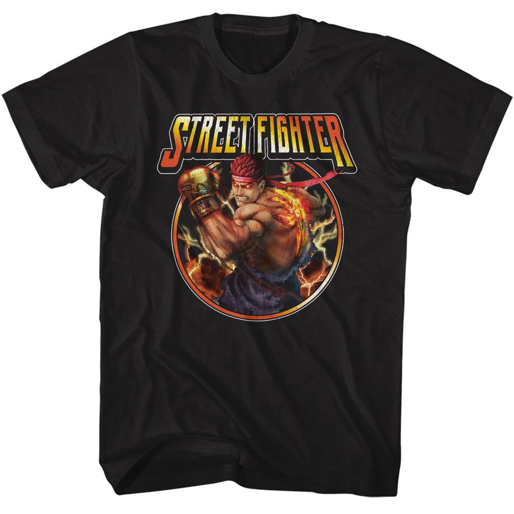 Street Fighter - Lightning Ryu T-Shirt Hoodie, Sweatshirt | CiraTrend.com