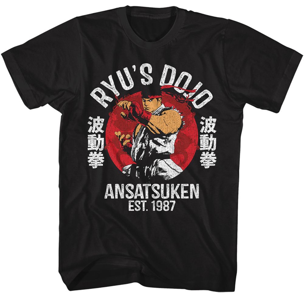 Street Fighter - Ryu's Dojo T-shirt Hoodie, Sweatshirt | CiraTrend.com