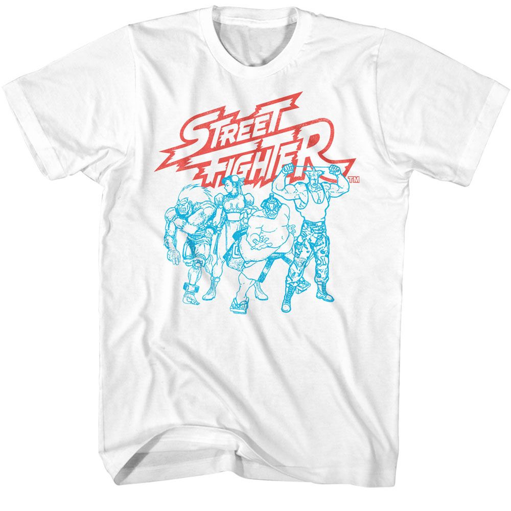 Street Fighter - SF2 Fighters Group T-Shirt Hoodie, Sweatshirt | CiraTrend.com