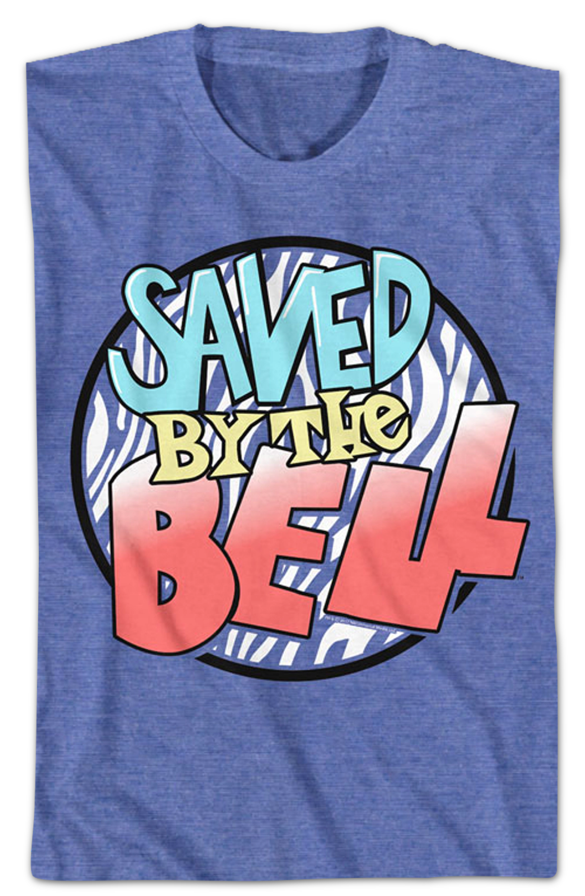 Striped Logo Saved By The Bell T-Shirt Hoodie, Sweatshirt | CiraTrend.com (Image 2)