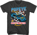 Strong To The Finish Racing Popeye T-Shirt Hoodie, Sweatshirt | CiraTrend.com (Image 1)