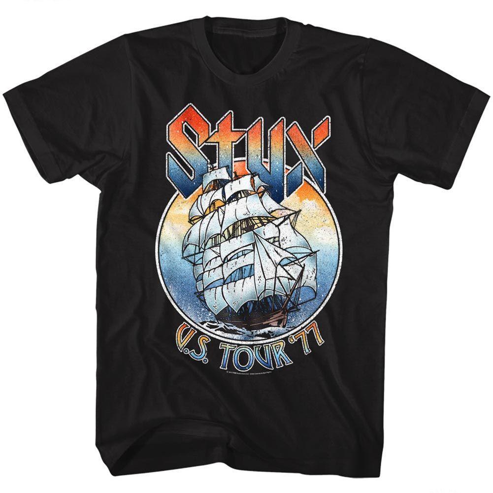 Styx '77 Tour Boyfriend Tee Hoodie, Sweatshirt | CiraTrend.com (Image 2)