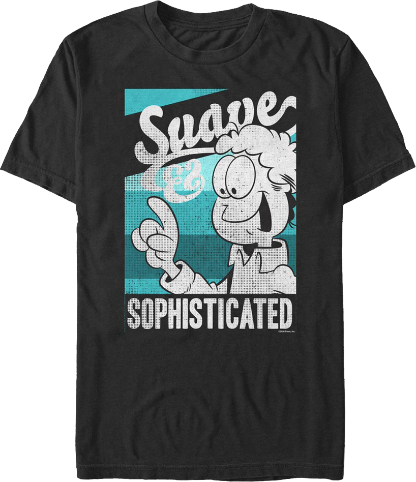 Suave & Sophisticated Garfield T-Shirt Hoodie, Sweatshirt | CiraTrend.com (Image 1)