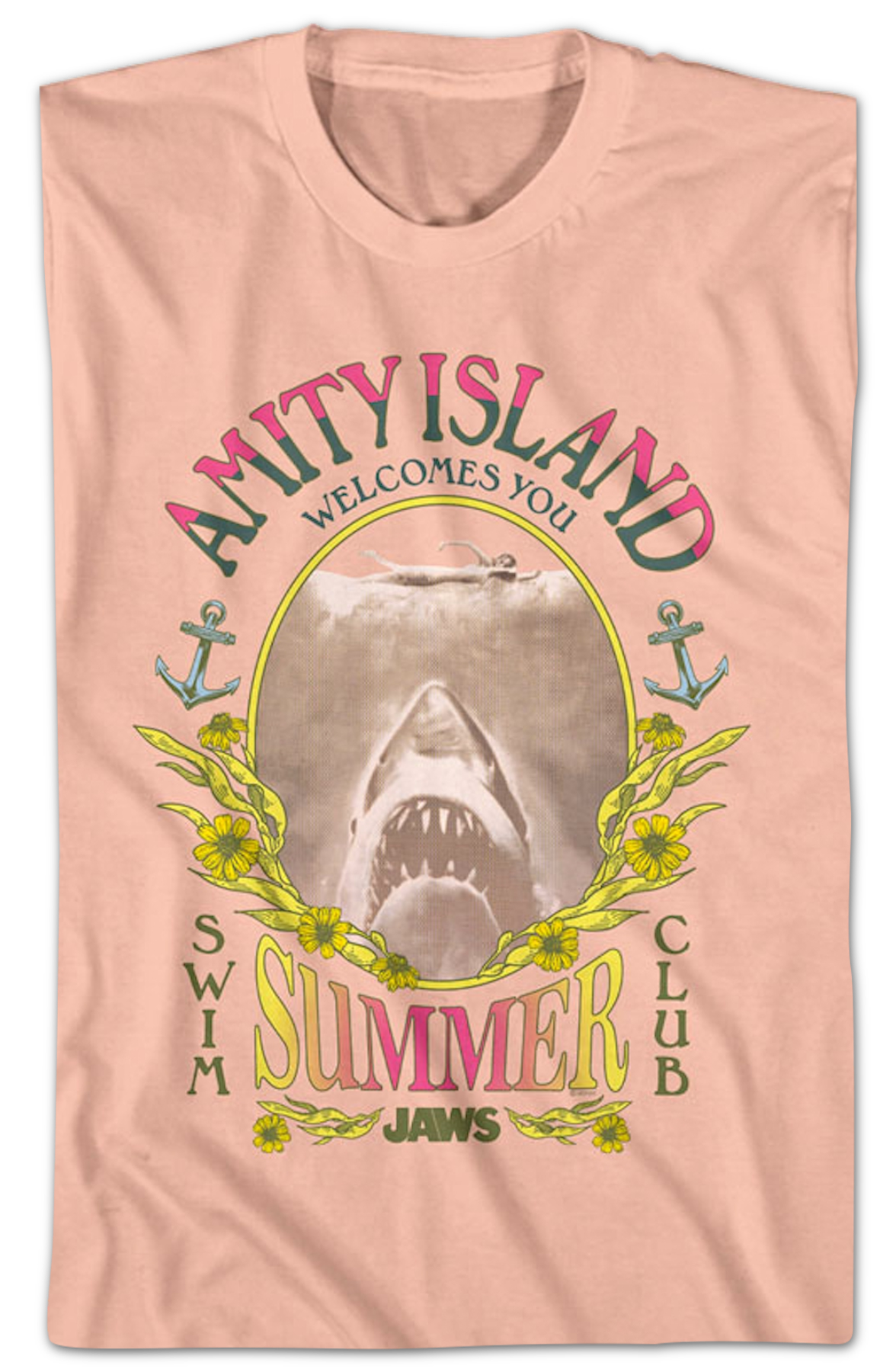 Summer Swim Club Jaws T-Shirt Hoodie, Sweatshirt | CiraTrend.com (Image 2)