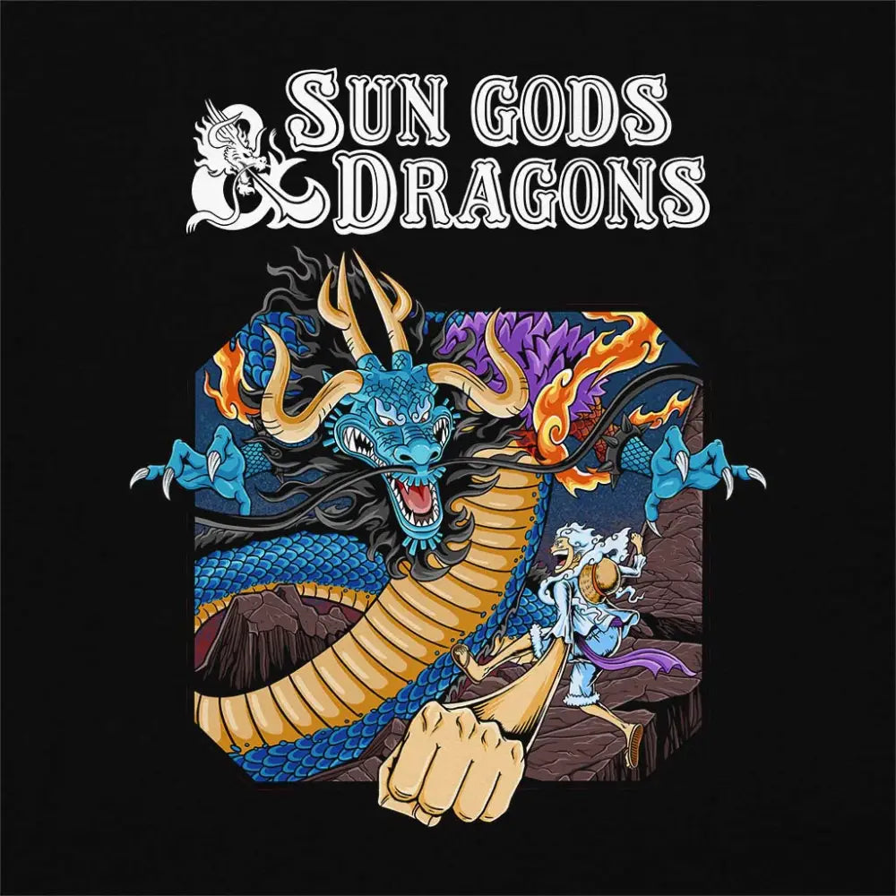 Sun Gods & Dragons T-Shirt Hoodie, Sweatshirt | CiraTrend.com (Image 1)