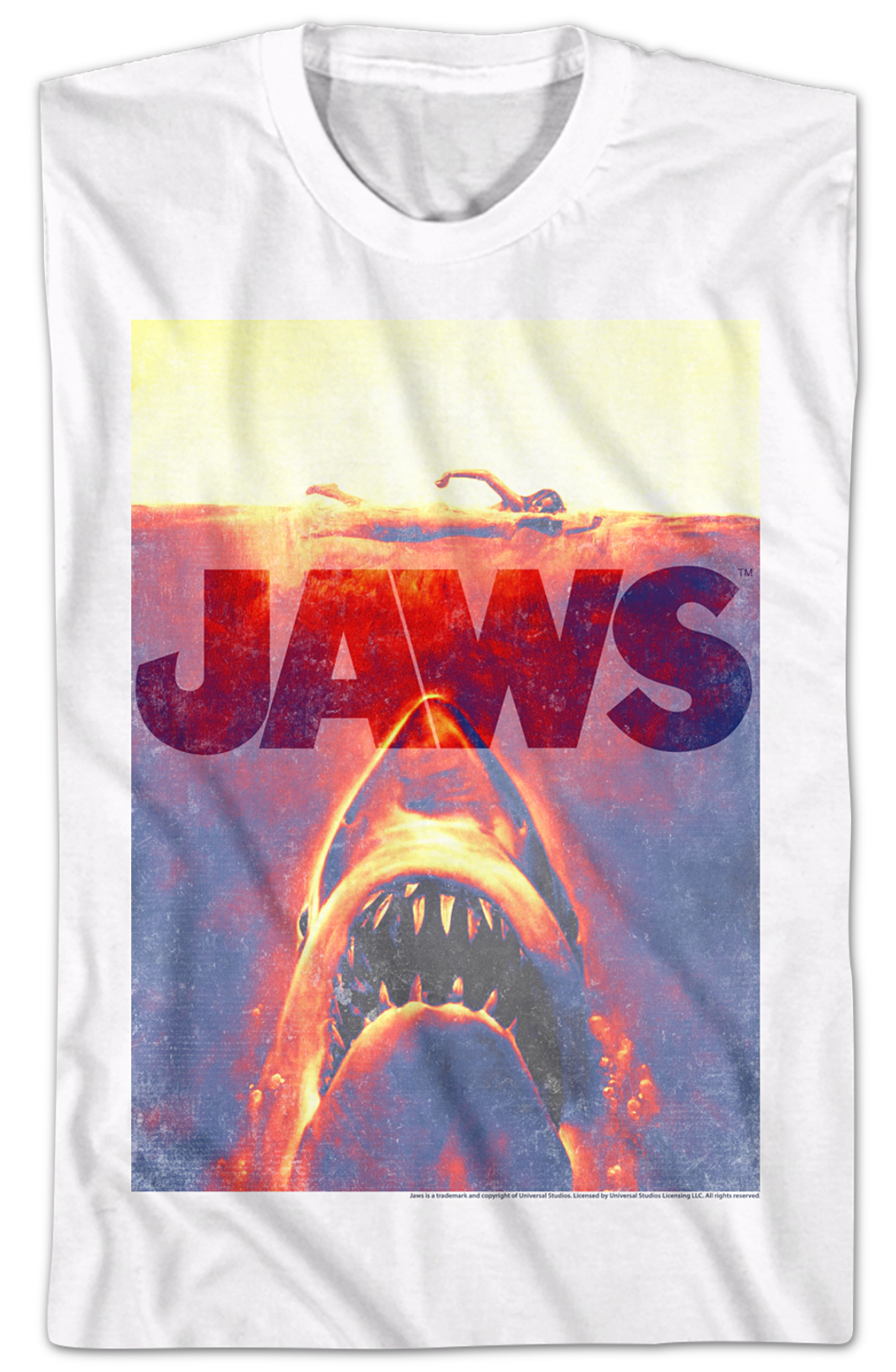 Sunburned Poster Jaws T-Shirt Hoodie, Sweatshirt | CiraTrend.com (Image 2)