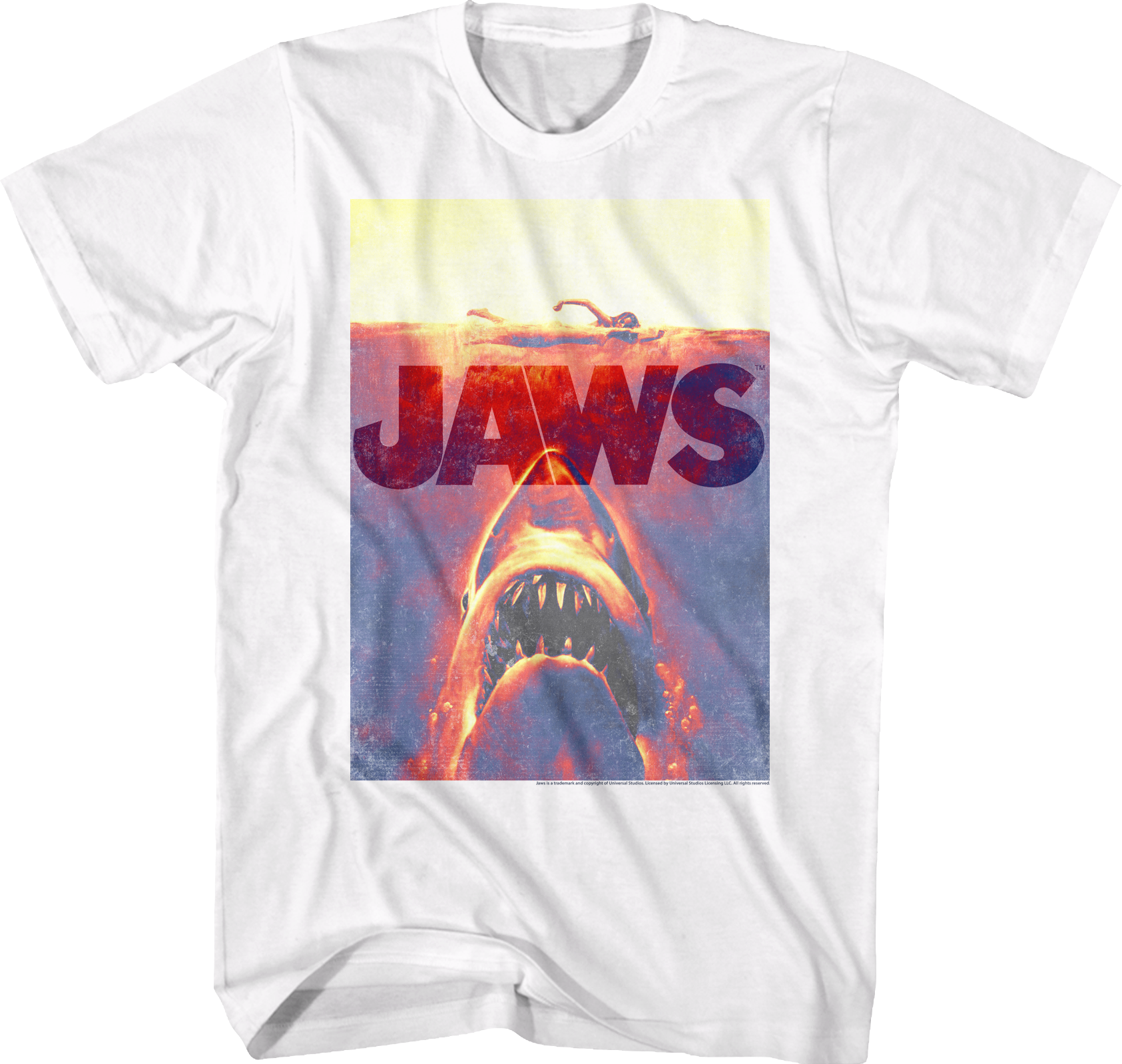 Sunburned Poster Jaws T-Shirt Hoodie, Sweatshirt | CiraTrend.com (Image 1)