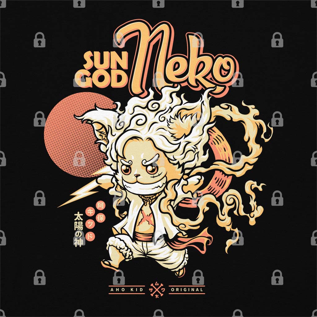 Sun God Neko T-Shirt Hoodie, Sweatshirt | CiraTrend.com (Image 1)