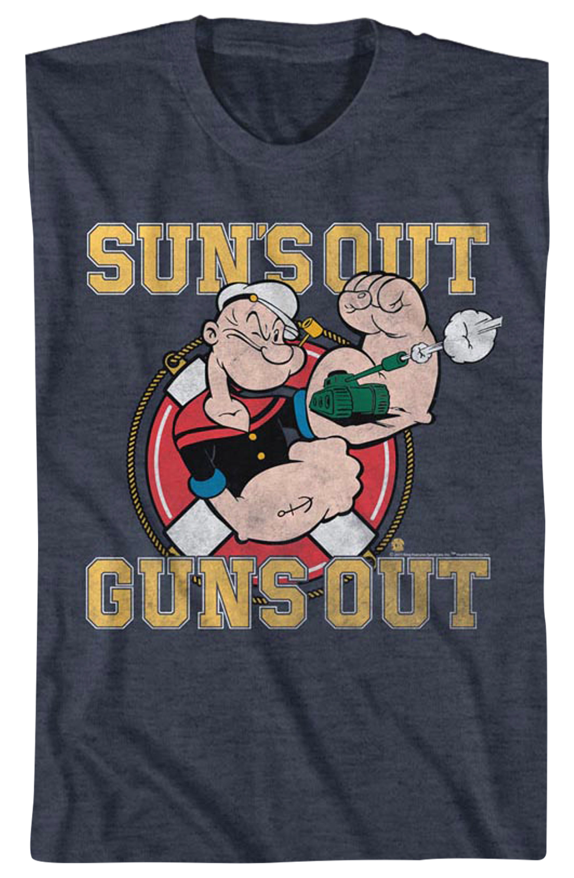 Sun's Out Guns Out Popeye T-Shirt Hoodie, Sweatshirt | CiraTrend.com (Image 2)