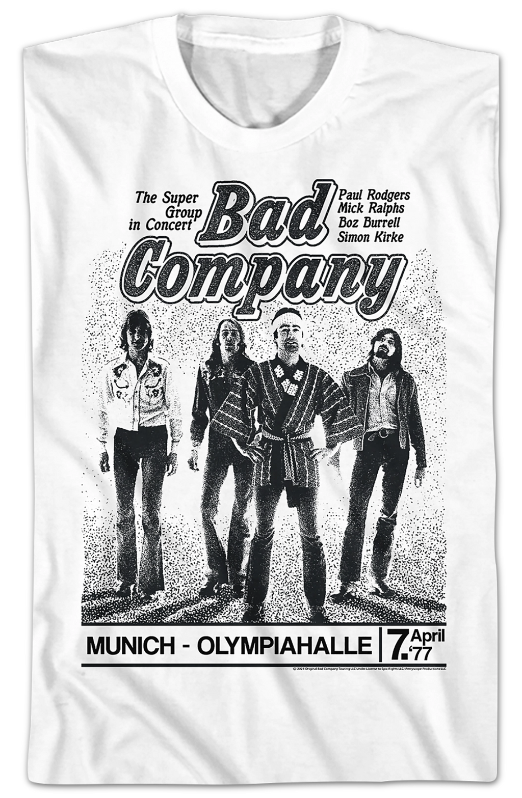 Super Group in Concert Bad Company T-Shirt Hoodie, Sweatshirt | CiraTrend.com (Image 2)