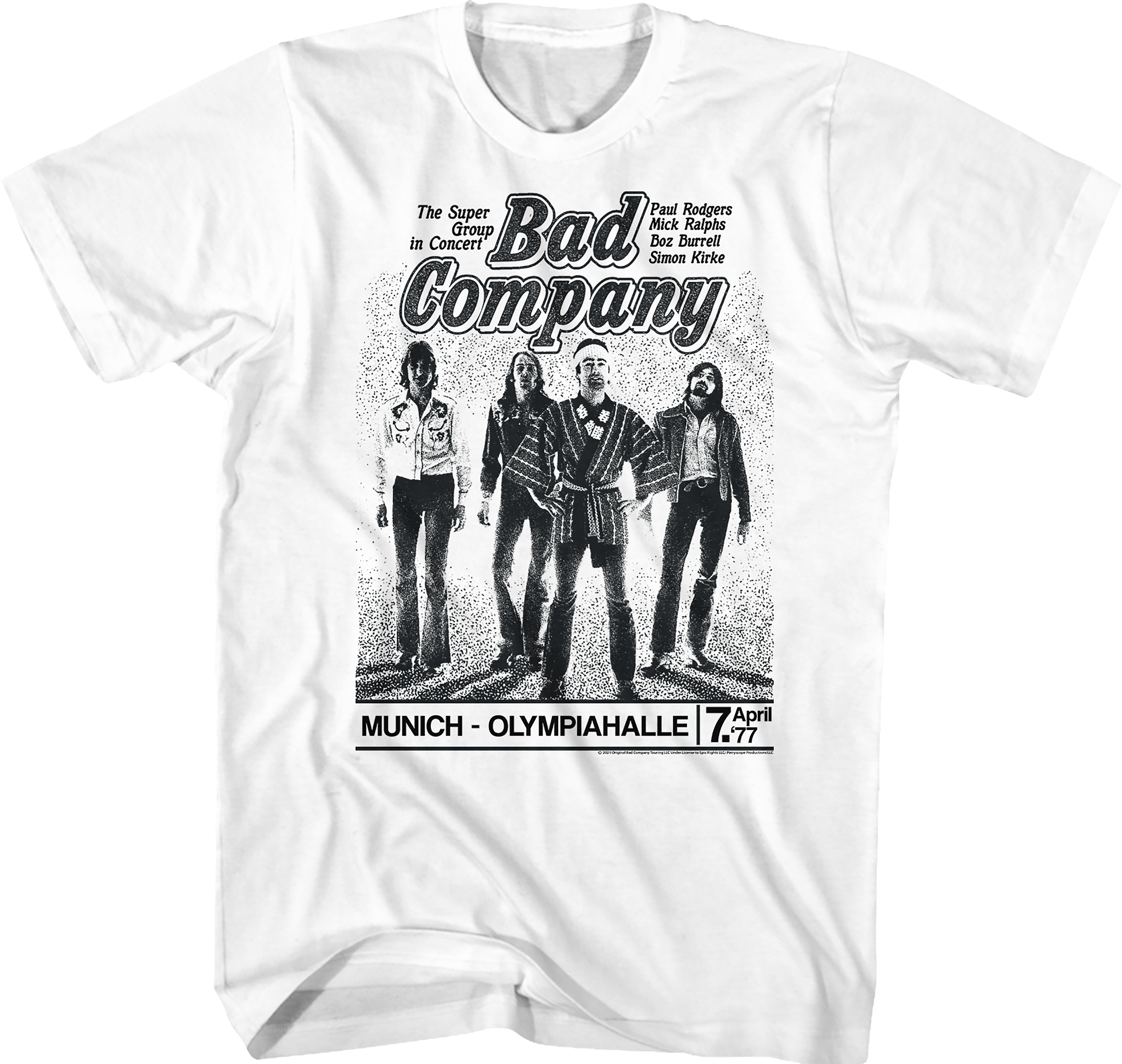 Super Group in Concert Bad Company T-Shirt Hoodie, Sweatshirt | CiraTrend.com (Image 1)