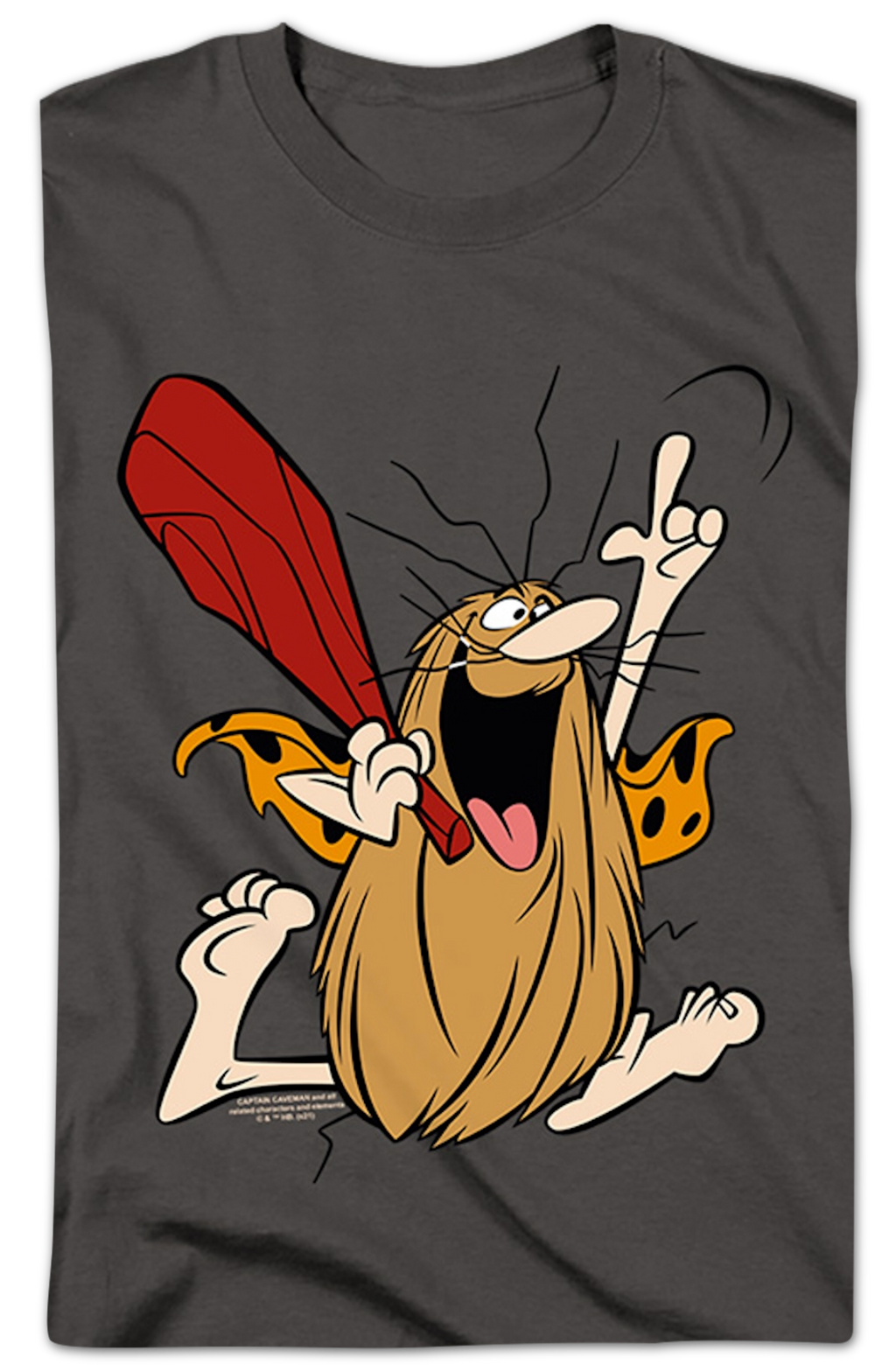 Superhero Pose Captain Caveman T-Shirt Hoodie, Sweatshirt | CiraTrend.com (Image 2)