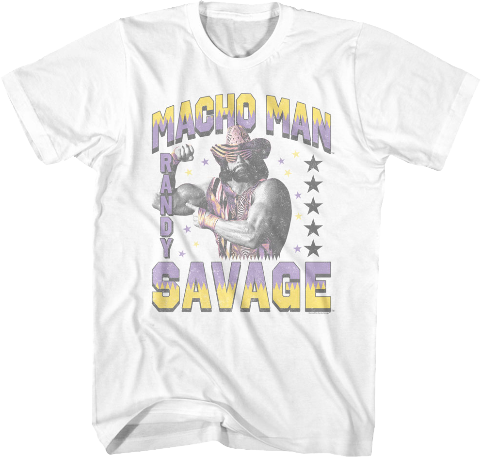 Superstar Macho Man Randy Savage T-Shirt Hoodie, Sweatshirt | CiraTrend.com (Image 1)
