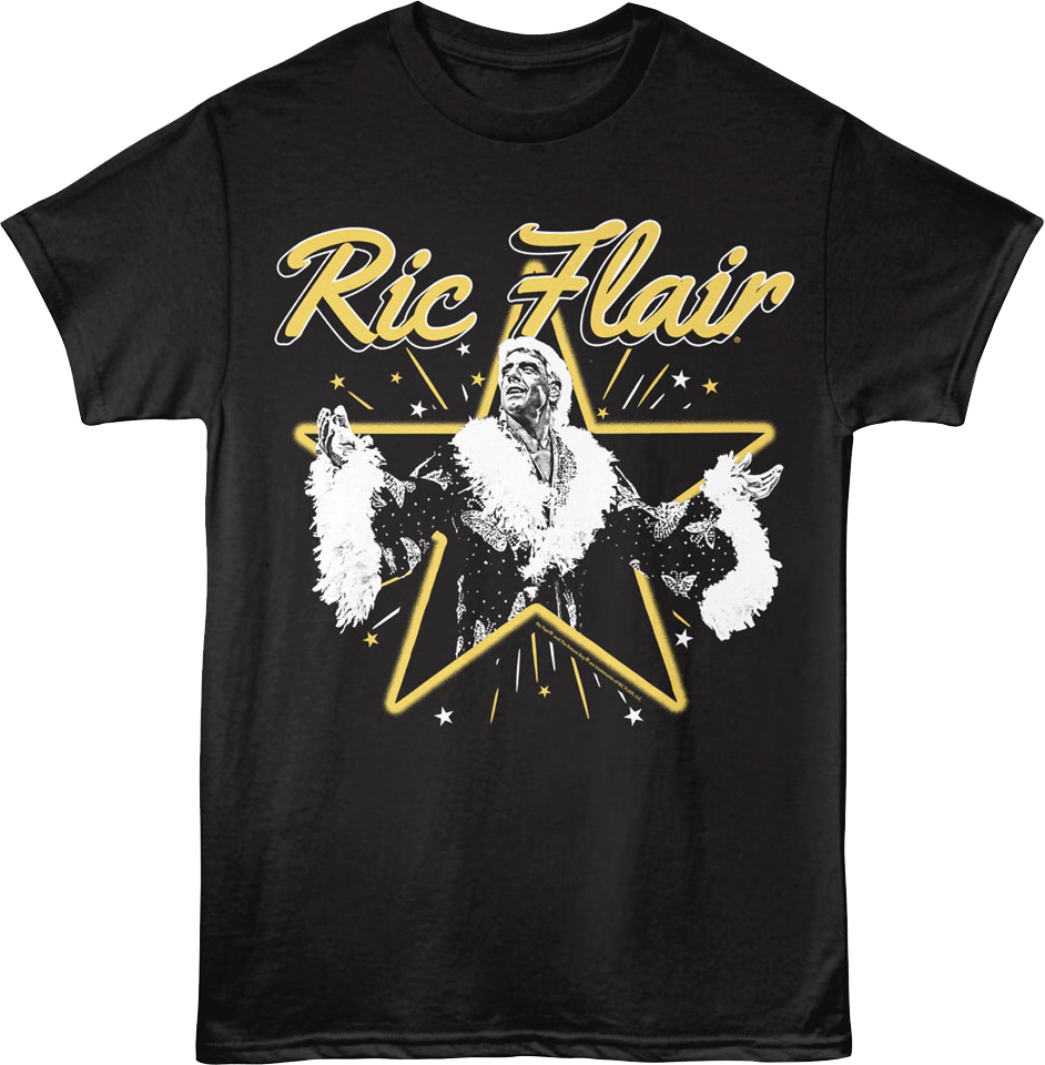 Superstar Ric Flair T-Shirt Hoodie, Sweatshirt | CiraTrend.com (Image 1)