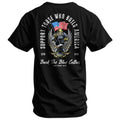 Back The Blue Collar Men's T-Shirt Hoodie, Sweatshirt | CiraTrend.com (Image 1)