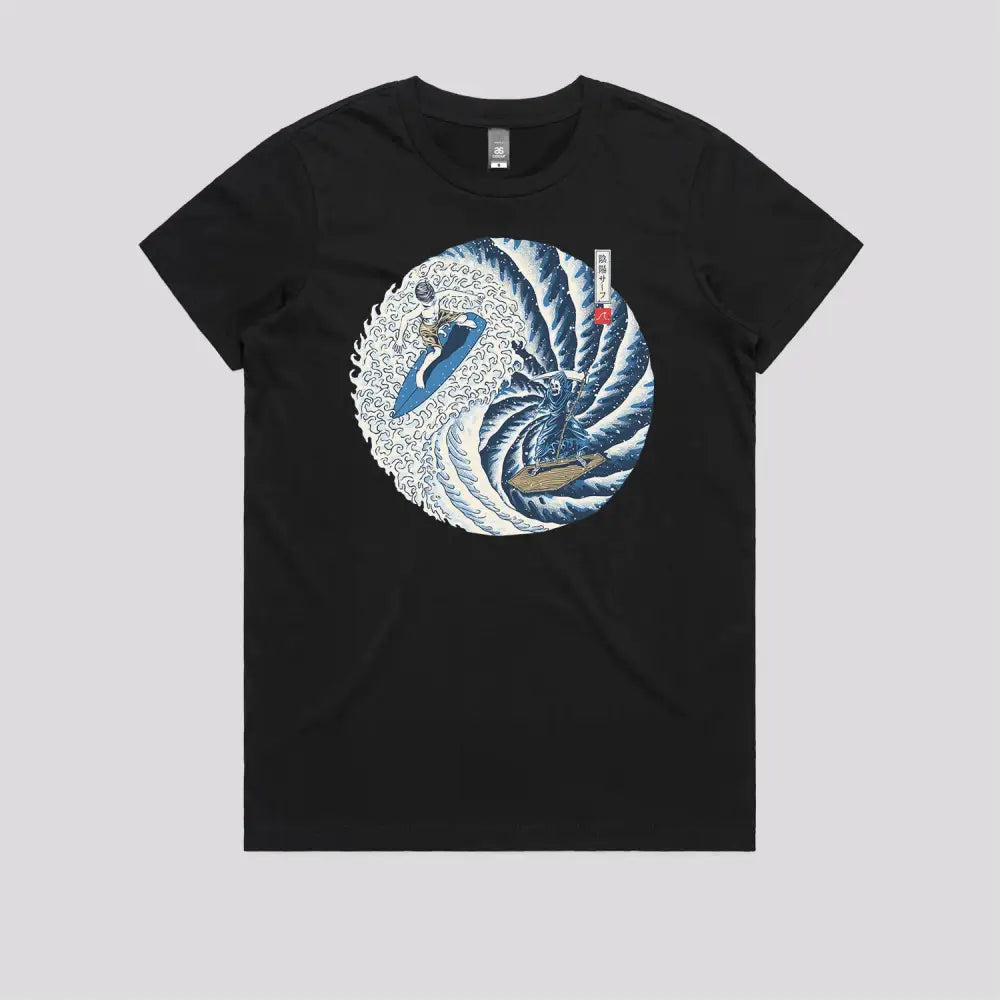 Surf Yin Yang T-Shirt Hoodie, Sweatshirt | CiraTrend.com (Image 3)