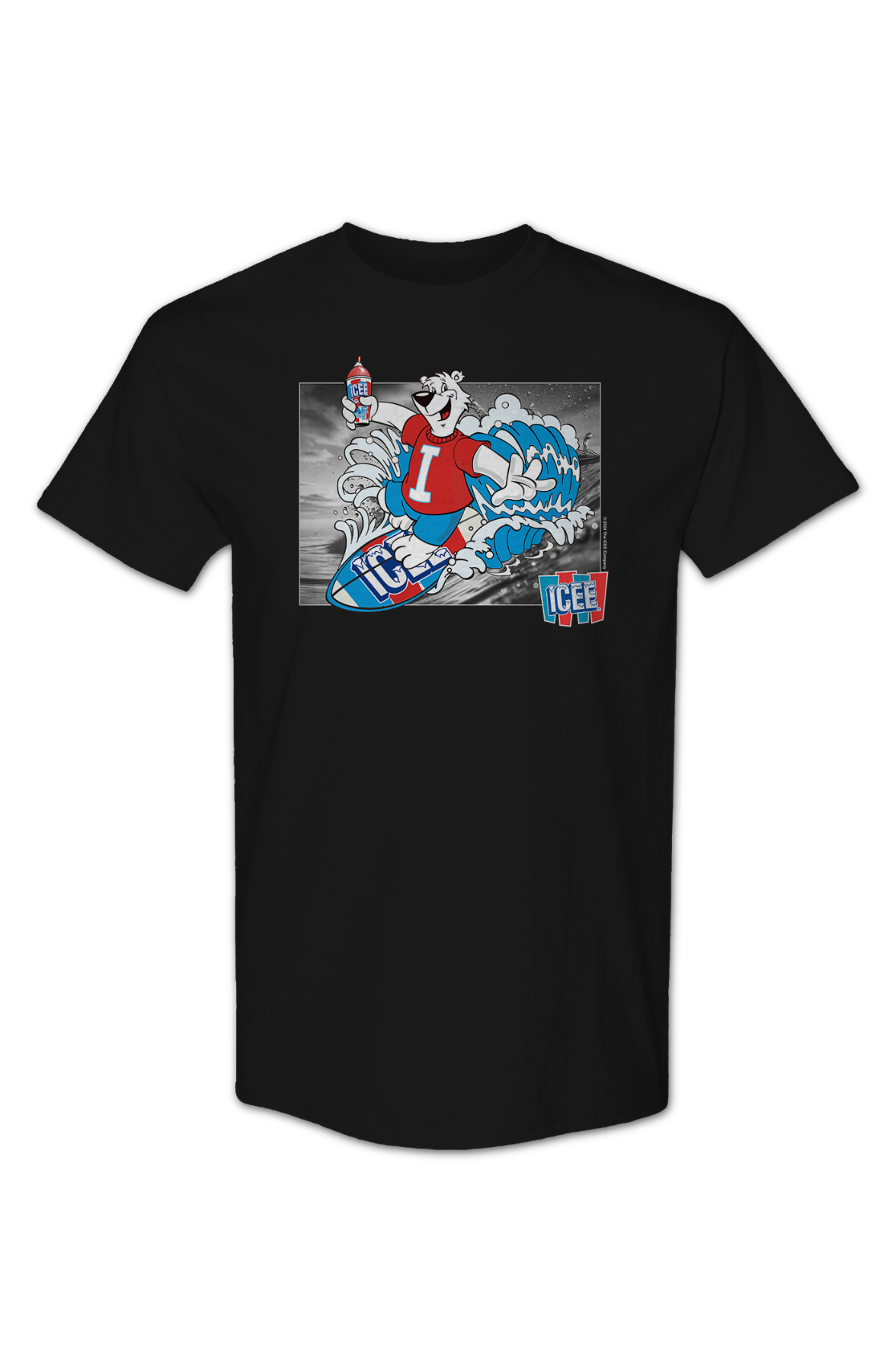 Surfing Polar Bear ICEE T-Shirt Hoodie, Sweatshirt | CiraTrend.com (Image 2)