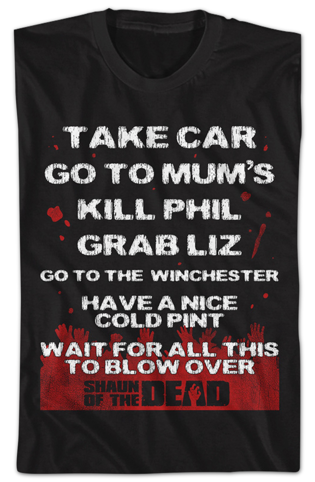 Survival Plan Shaun Of The Dead T-Shirt Hoodie, Sweatshirt | CiraTrend.com (Image 2)