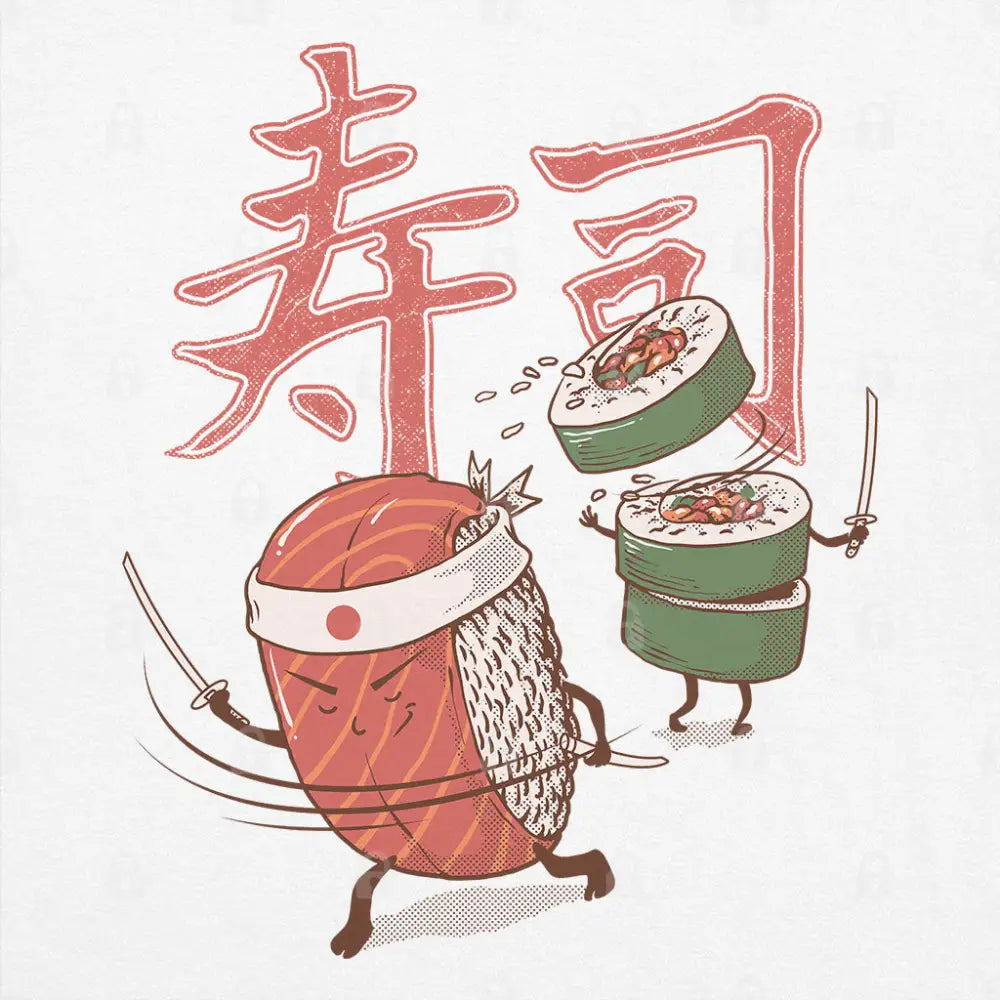 Sushi Warrior T-Shirt Hoodie, Sweatshirt | CiraTrend.com (Image 1)