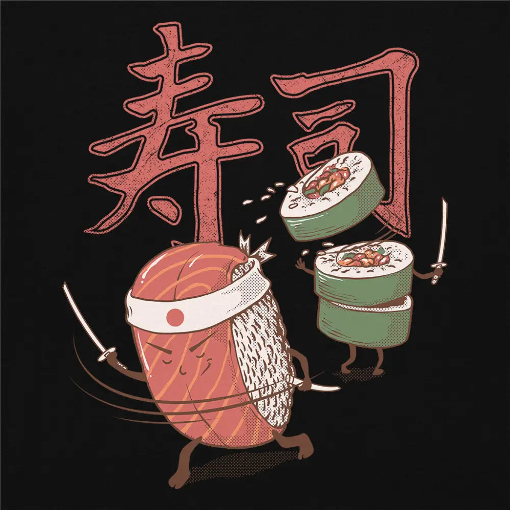 Sushi Warrior T-Shirt Hoodie, Sweatshirt | CiraTrend.com (Image 4)