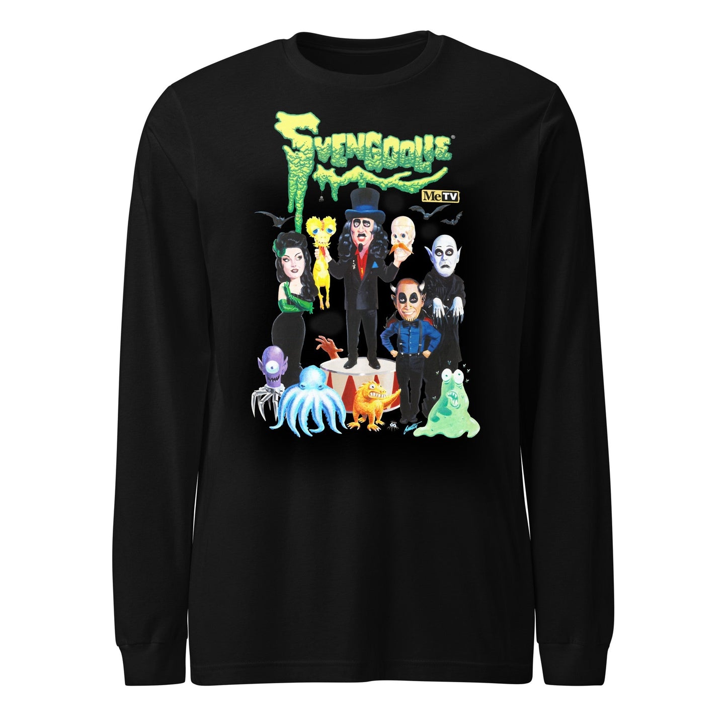 "Master of Scaremonies" SvengoolieÂ® Long-Sleeve Shirt by Terry Beatty (2025 Series)