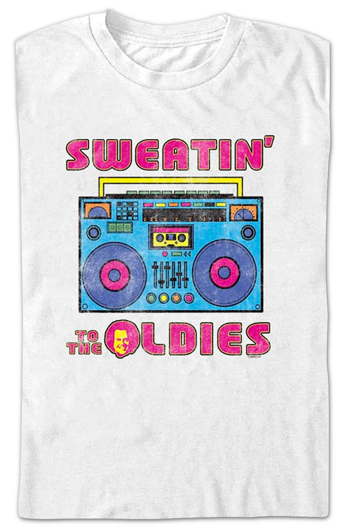 Sweatin' To The Oldies Boombox Richard Simmons T-Shirt Hoodie, Sweatshirt | CiraTrend.com (Image 2)