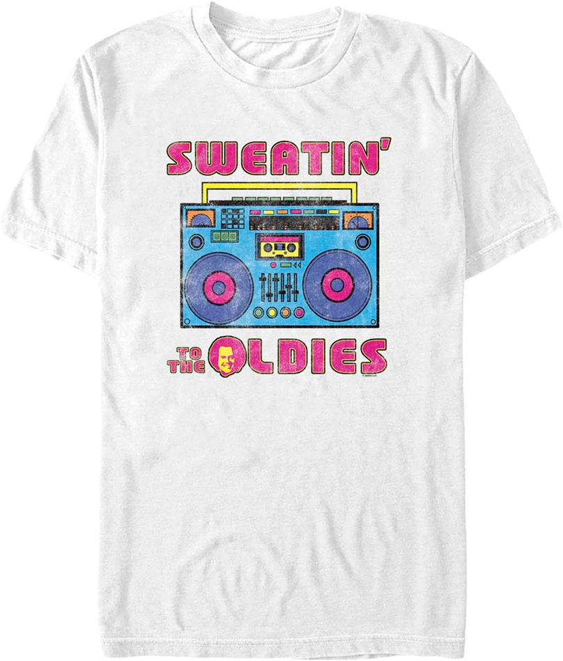 Sweatin' To The Oldies Boombox Richard Simmons T-Shirt Hoodie, Sweatshirt | CiraTrend.com (Image 1)