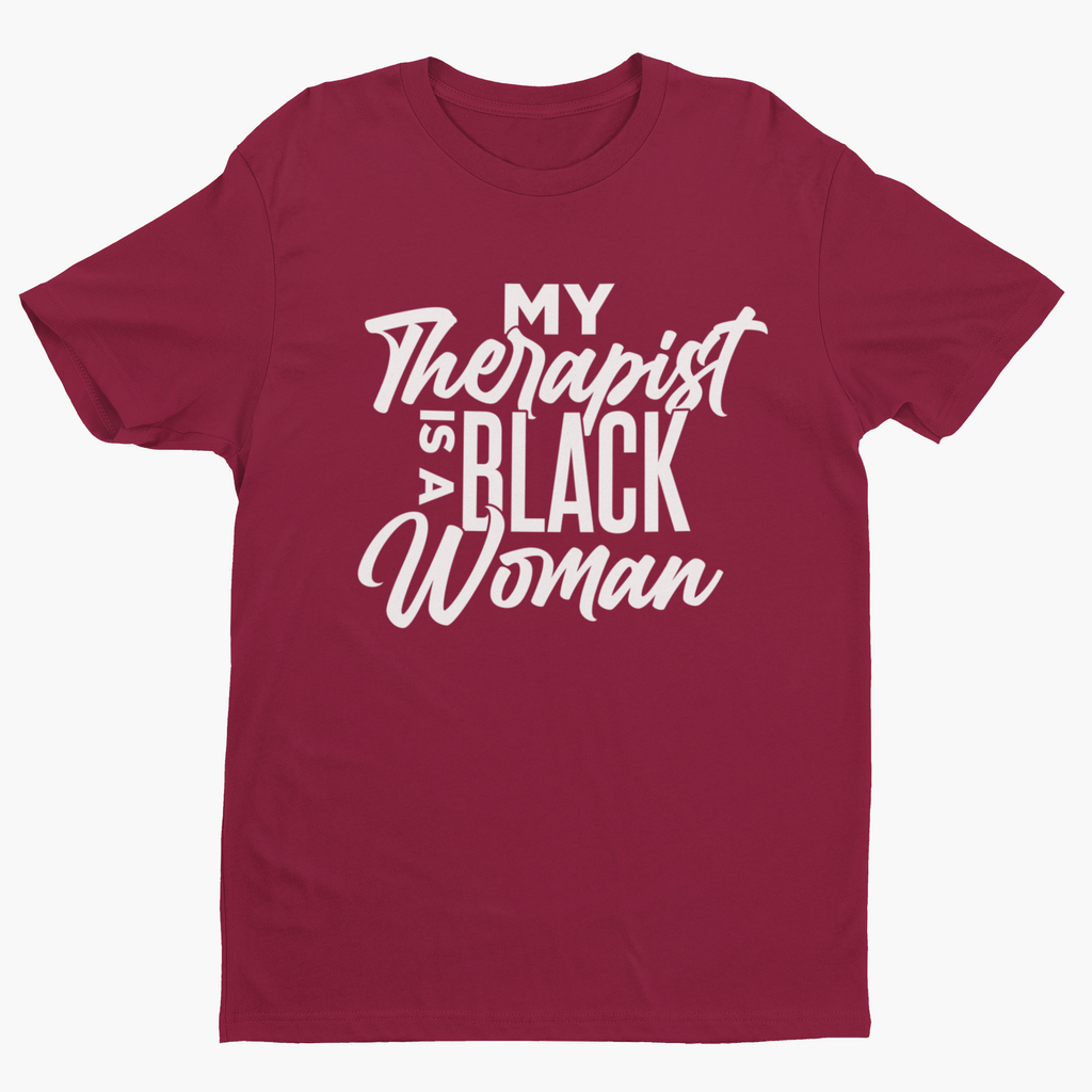 My Therapist Is A Black Woman Short Sleeve T-Shirt Hoodie, Sweatshirt | CiraTrend.com (Image 2)