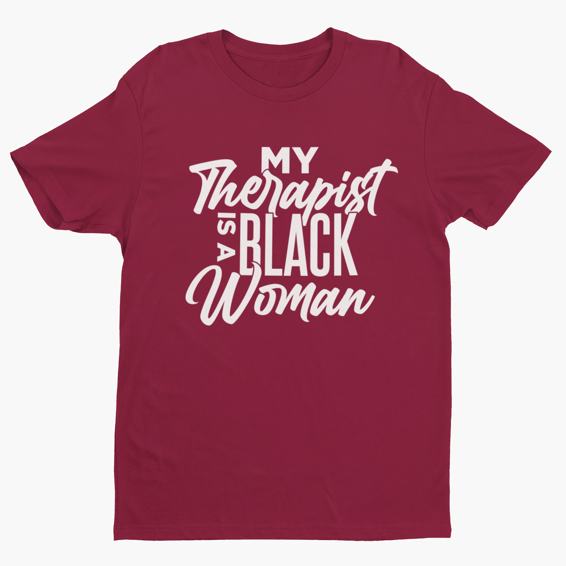 My Therapist Is A Black Woman Short Sleeve T-Shirt Hoodie, Sweatshirt | CiraTrend.com (Image 2)