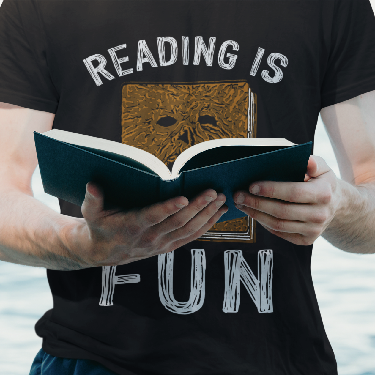 Necronomicon "Reading is Fun" T-Shirt Hoodie, Sweatshirt | CiraTrend.com (Image 2)