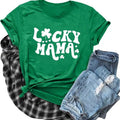t. Patrick's Day Women's Lucky Mama T-Shirt Clover Graphic Short Sleeve Tops Unisex Hoodie, Sweatshirt | CiraTrend.com