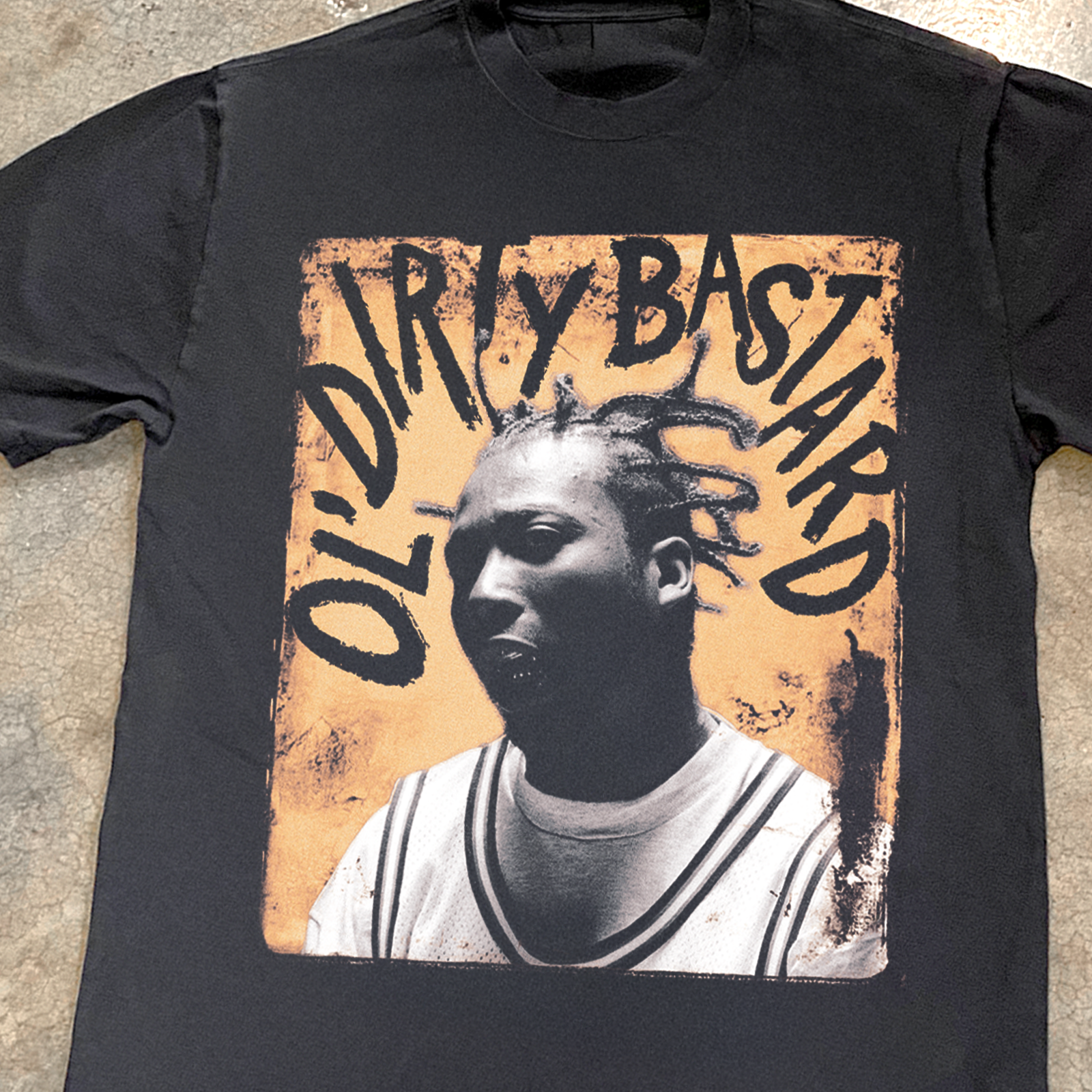 'OL DIRTY BASTARD' CANVAS BLACK HEAVYWEIGHT T-SHIRT Hoodie, Sweatshirt | CiraTrend.com (Image 2)