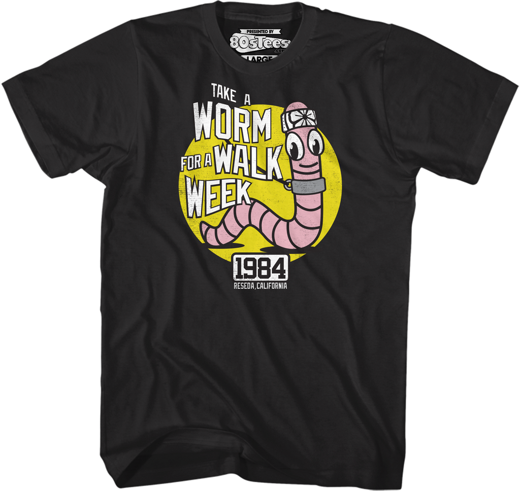 Take A Worm For A Walk Week Karate Kid T-Shirt Hoodie, Sweatshirt | CiraTrend.com (Image 1)