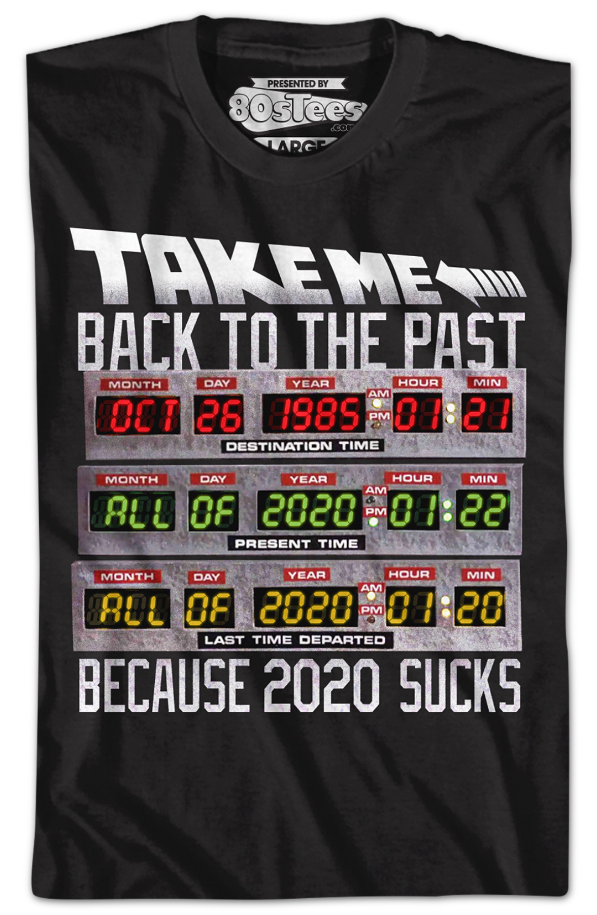 Take Me Back To The Past 2020 Sucks Back To The Future T-Shirt Hoodie, Sweatshirt | CiraTrend.com (Image 2)