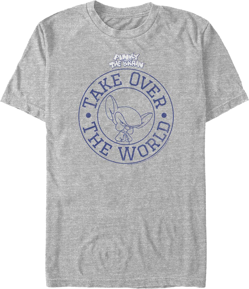Take Over The World Circle Pinky And The Brain T-Shirt Hoodie, Sweatshirt | CiraTrend.com (Image 1)