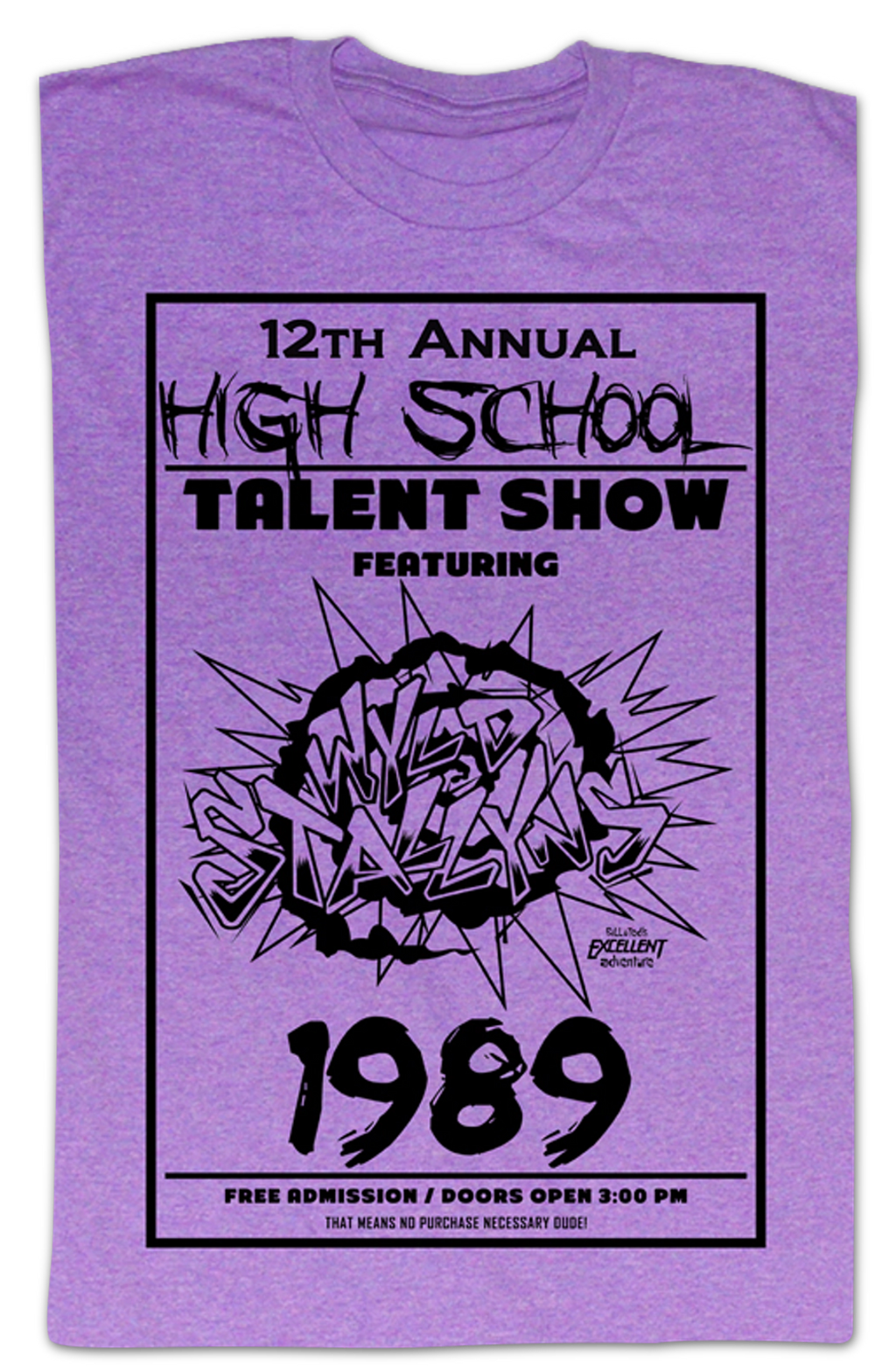 Purple Talent Show Bill and Ted's Excellent Adventure T-Shirt Hoodie, Sweatshirt | CiraTrend.com (Image 2)