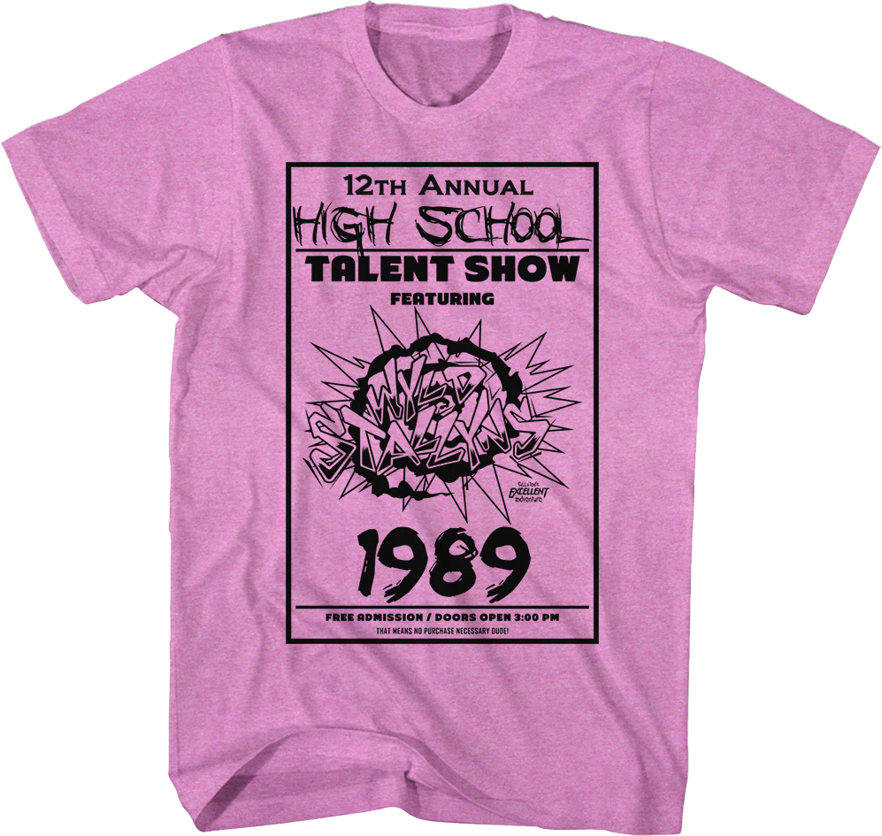 Talent Show Bill and Ted's Excellent Adventure T-Shirt Hoodie, Sweatshirt | CiraTrend.com (Image 1)