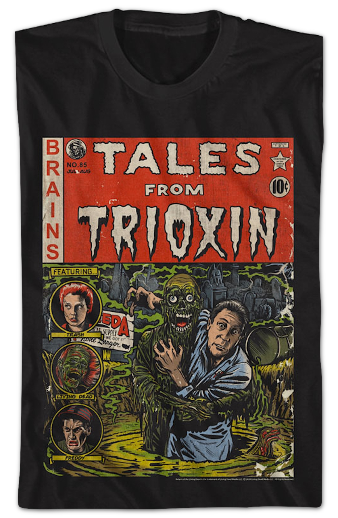 Tales From Trioxin Comic Book Return Of The Living Dead T-Shirt Hoodie, Sweatshirt | CiraTrend.com (Image 2)