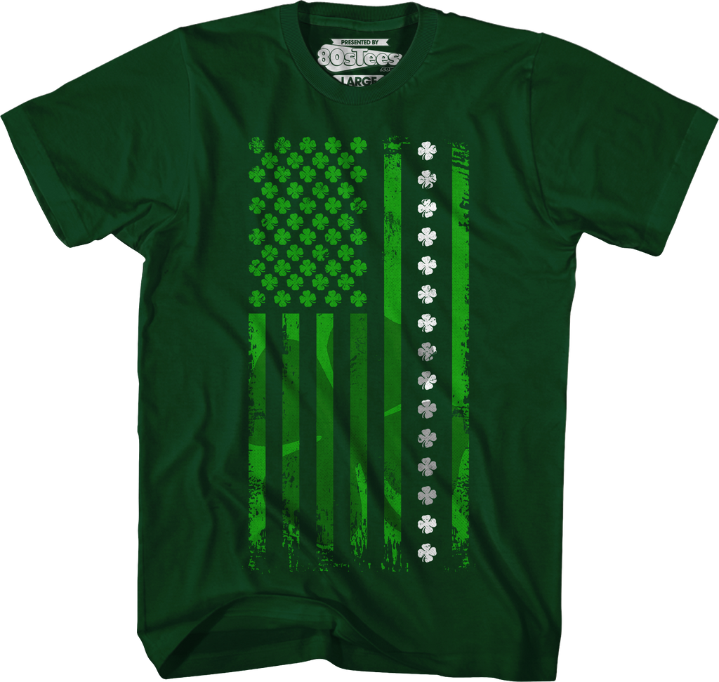 Shamrock Flag St. Patrick's Day T-Shirt Hoodie, Sweatshirt | CiraTrend.com (Image 3)