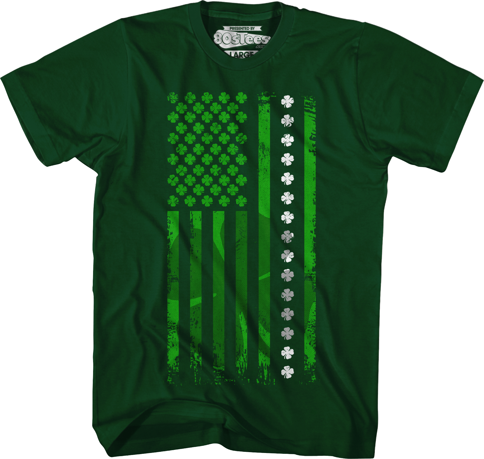 Shamrock Flag St. Patrick's Day T-Shirt Hoodie, Sweatshirt | CiraTrend.com (Image 3)