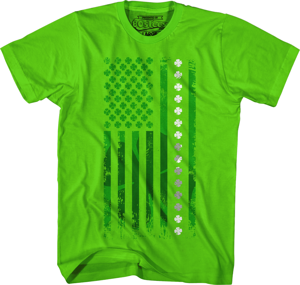 Shamrock Flag St. Patrick's Day T-Shirt Hoodie, Sweatshirt | CiraTrend.com (Image 4)