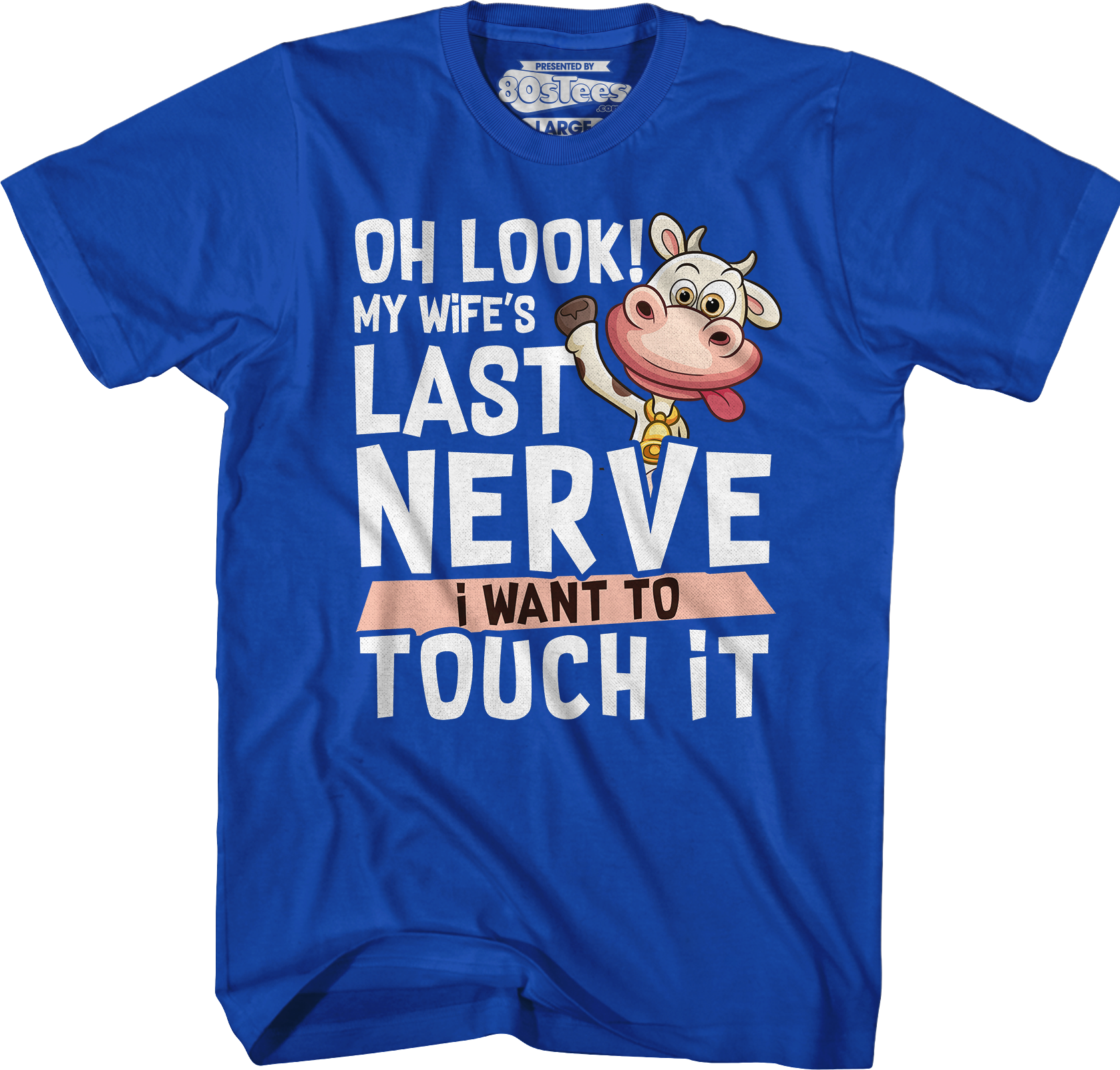 My Wife's Last Nerve I Want To Touch It T-Shirt Hoodie, Sweatshirt | CiraTrend.com (Image 3)