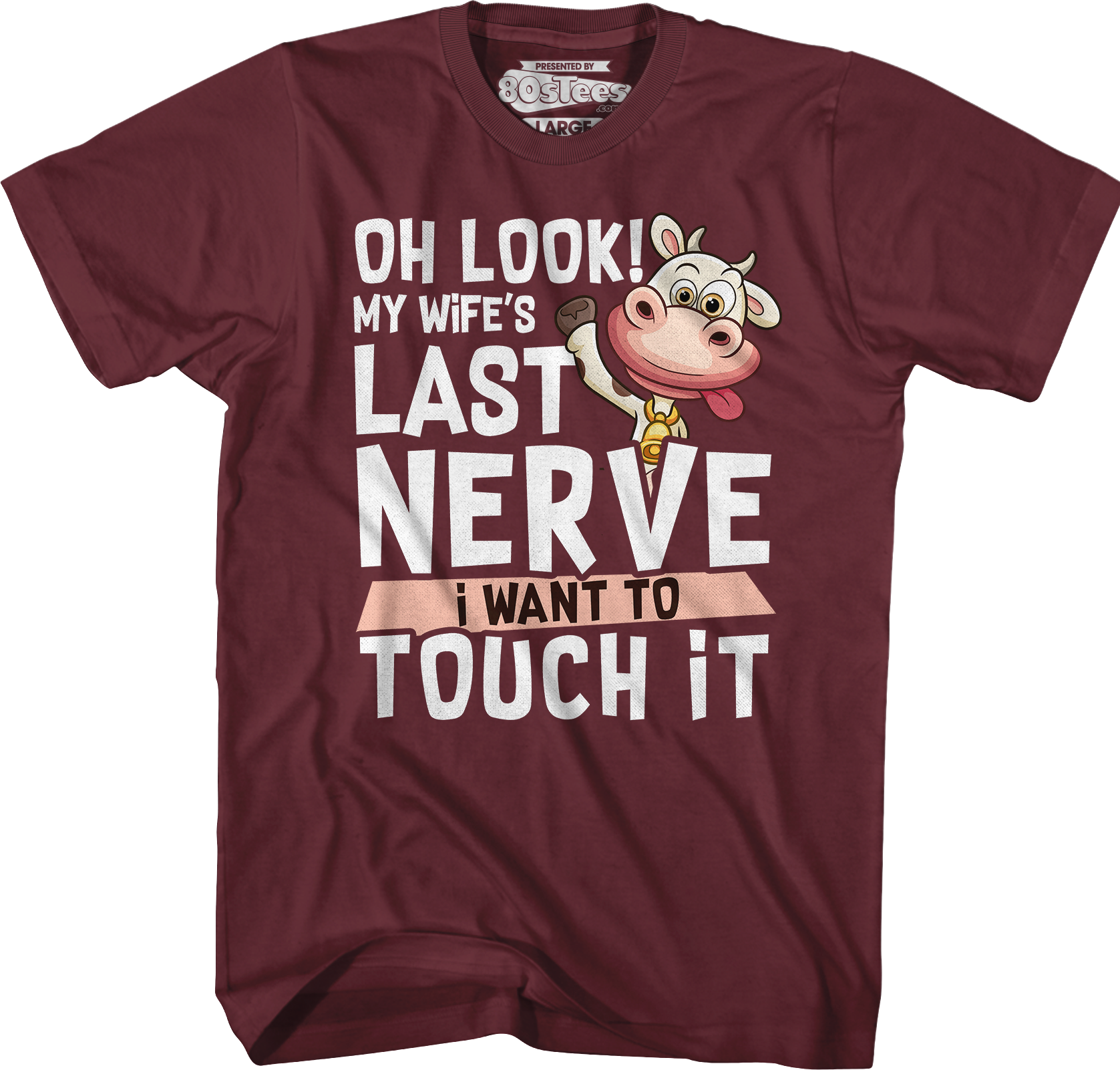 My Wife's Last Nerve I Want To Touch It T-Shirt Hoodie, Sweatshirt | CiraTrend.com (Image 4)