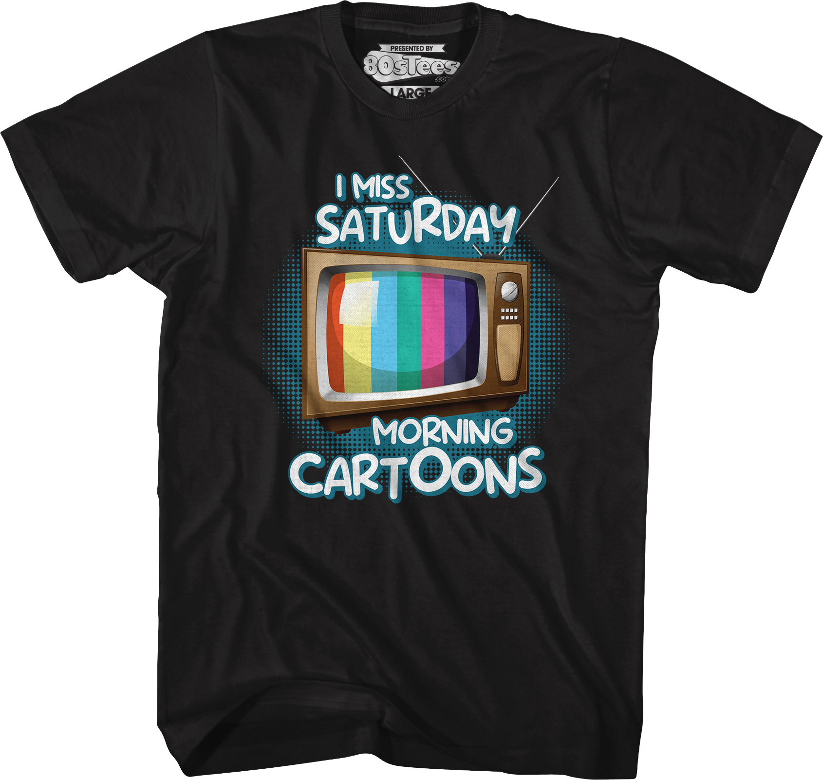 I Miss Saturday Morning Cartoons T-Shirt Hoodie, Sweatshirt | CiraTrend.com (Image 1)