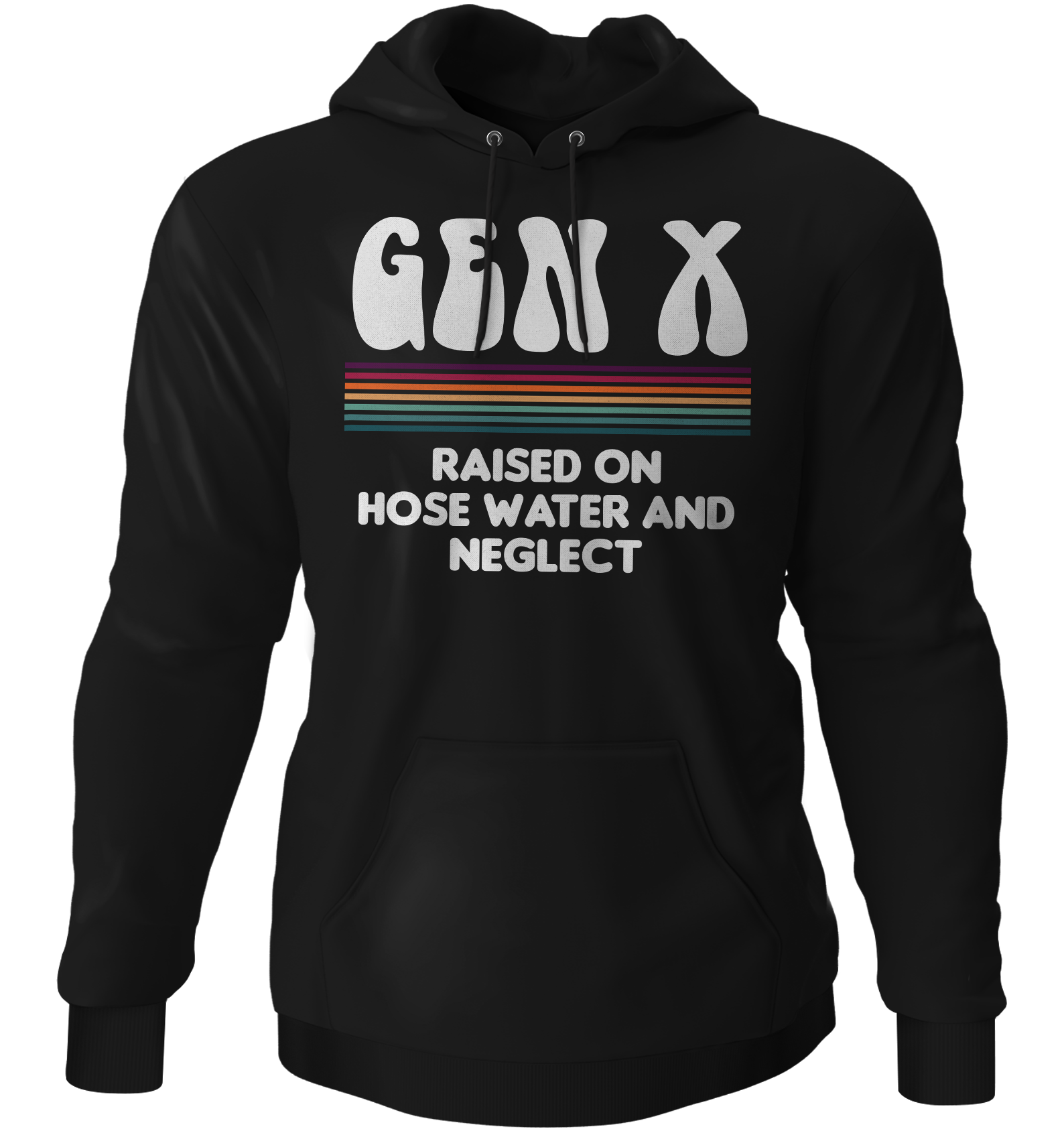 Gen X Raised On Hose Water And Neglect Hoodie T-Shirts, Sweatshirt | CiraTrend.com (Image 1)