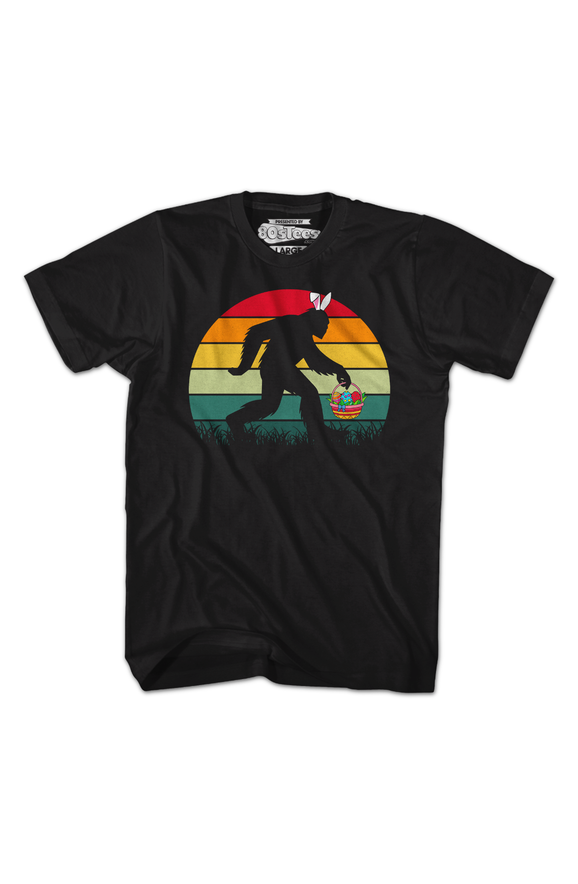 Retro Easter Bigfoot T-Shirt Hoodie, Sweatshirt | CiraTrend.com (Image 2)