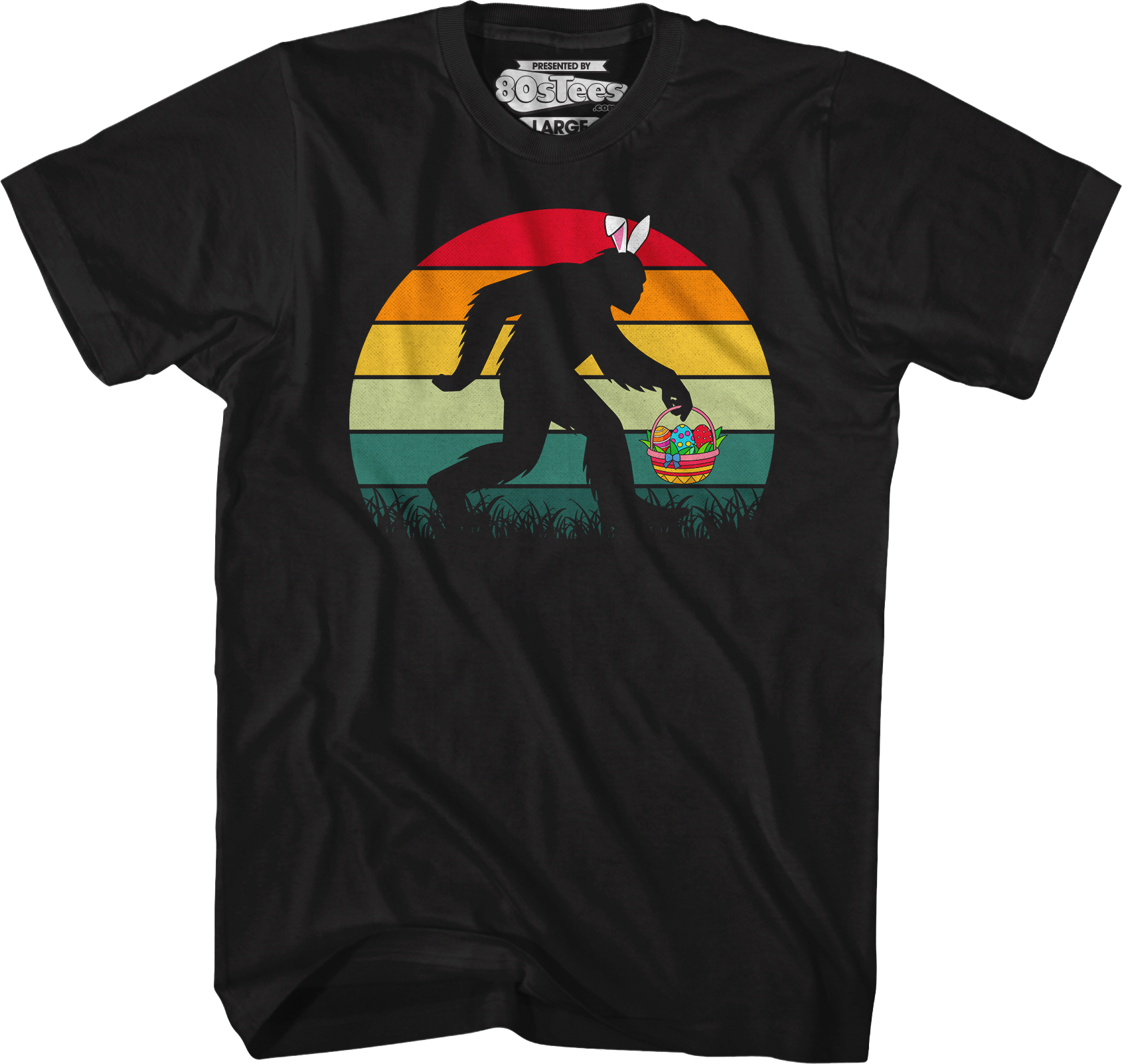Retro Easter Bigfoot T-Shirt Hoodie, Sweatshirt | CiraTrend.com (Image 1)