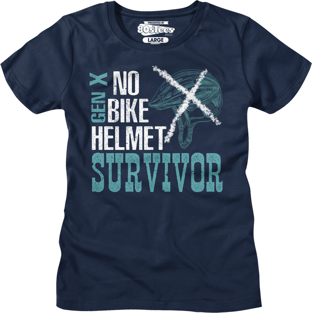 Womens No Bike Helmet Survivor Shirt Hoodie, Sweatshirt | CiraTrend.com (Image 3)